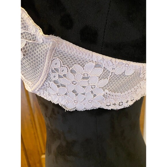 True  Bra Underwire Dusty Rose Pink Lacy 34 B Sexy Adjustable Straps - Picture 6 of 10